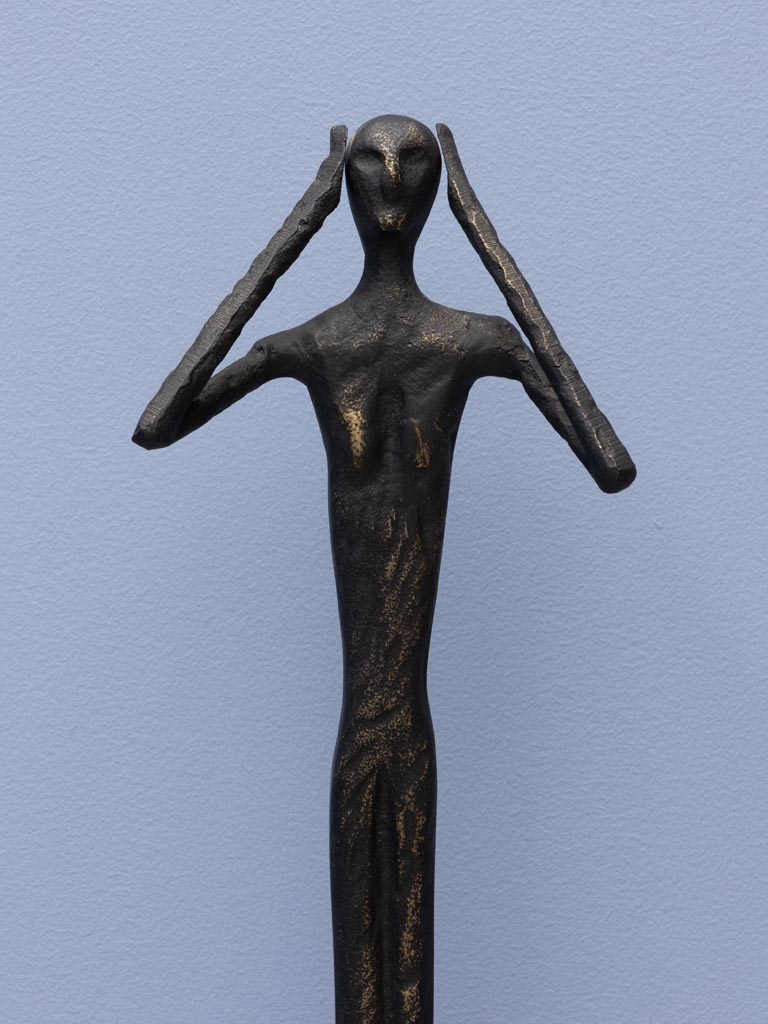 S/3 figurines noires Sagesse - 6