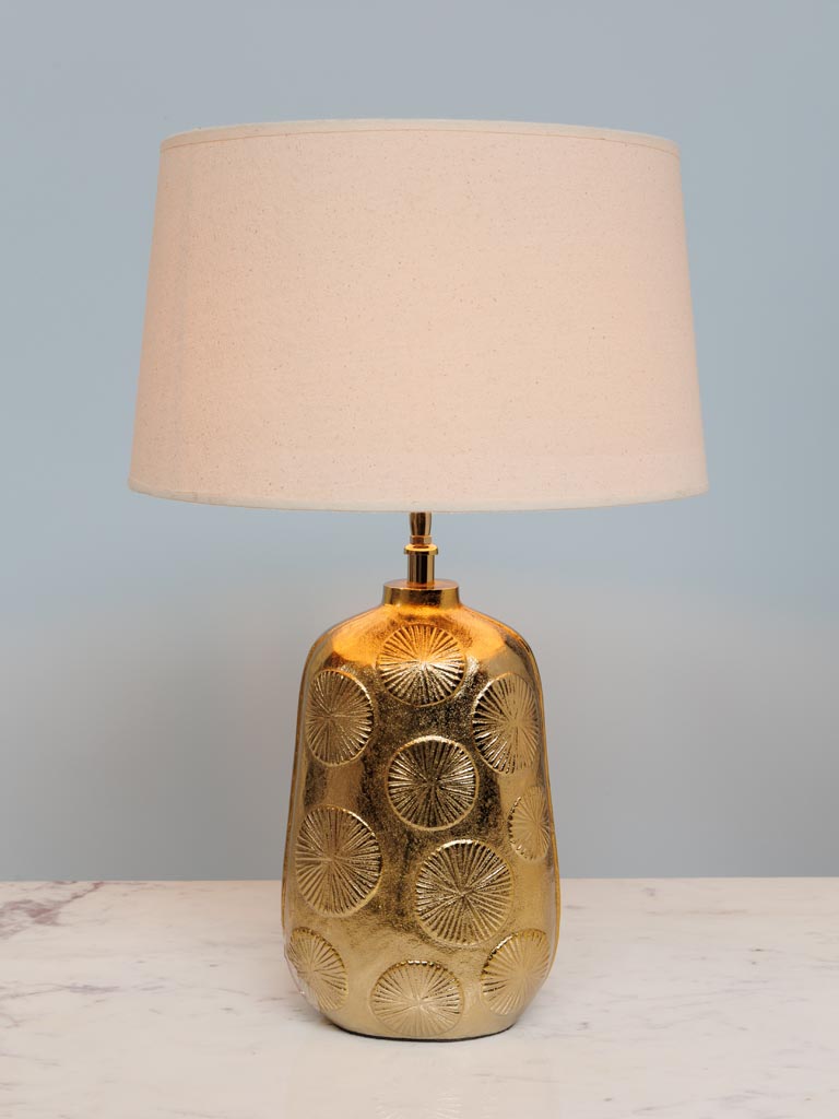 Golden table lamp Agrumes - 3
