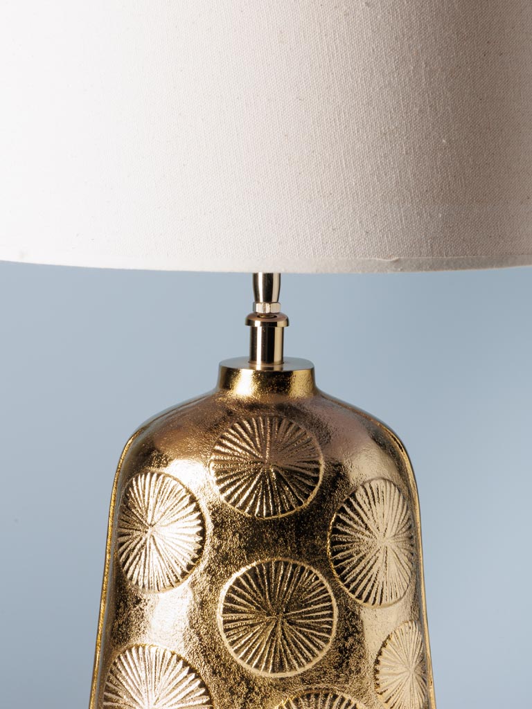 Golden table lamp Agrumes - 4