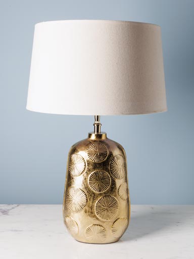 Golden table lamp Agrumes