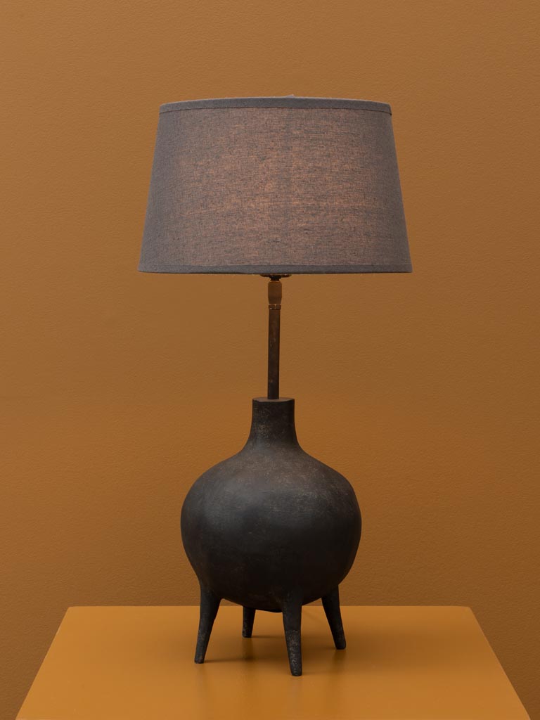 Black table lamp Gilda - 5