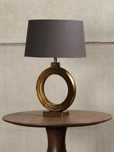 Lamp Lorentz empty gold circle (40) classic shade (Lampshade included)