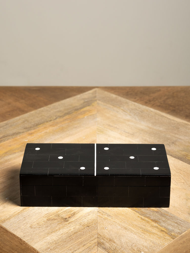 Black domino box 8 - 3