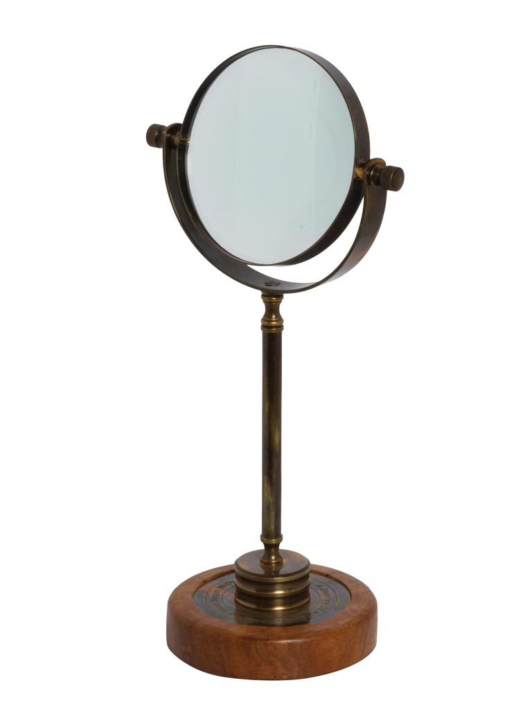 Big magnifier on wooden stand - 2