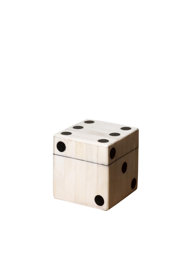 White dices box - 2