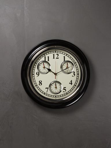 Three dials clock new York, Paris, Tokyo