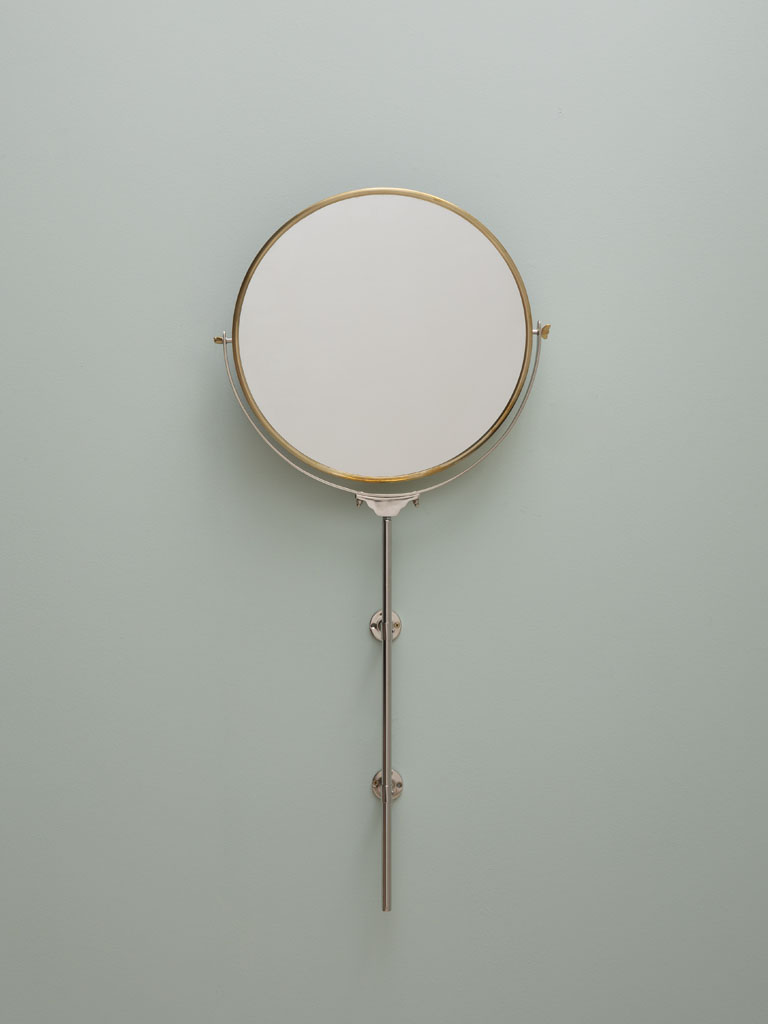 Wall bathroom mirror with rod - 1
