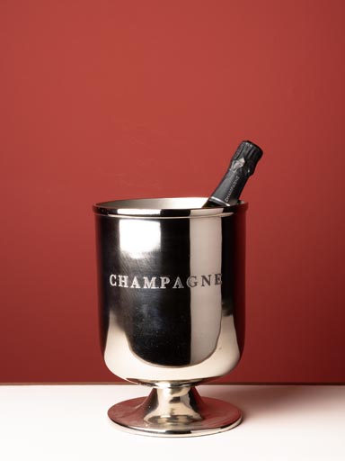 Champagne bucket on round stand