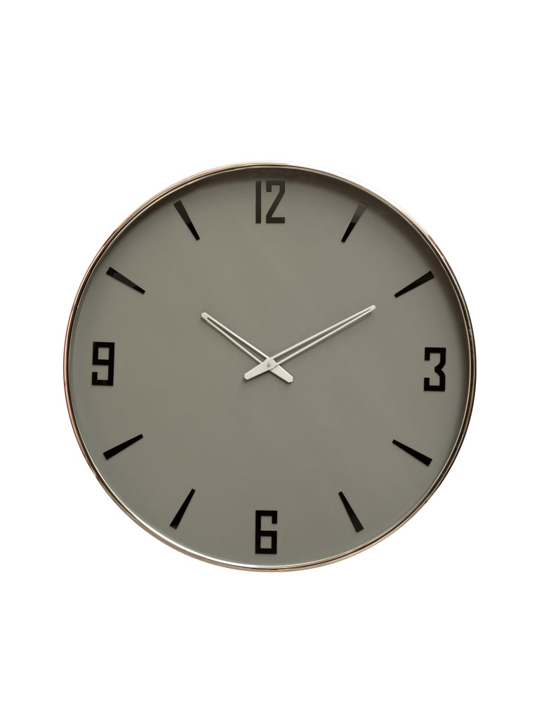 Horloge fond gris Modern - 2