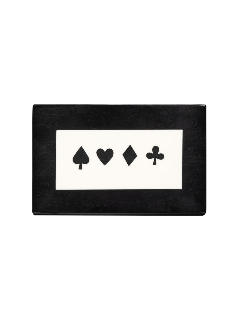 Black box with 2 decks of cards & dices - 2