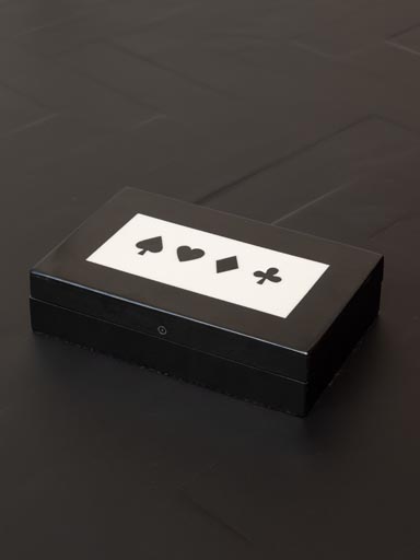 Resin card (2) & dice box