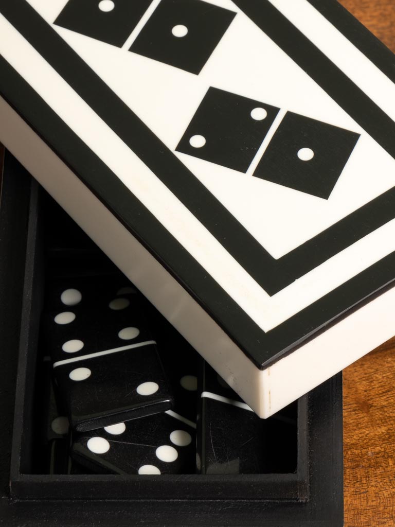 White box with black domino - 4