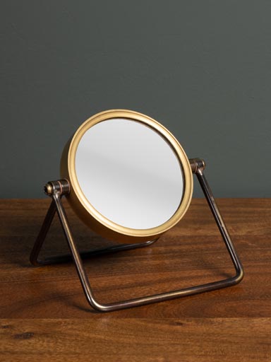 Small table mirror