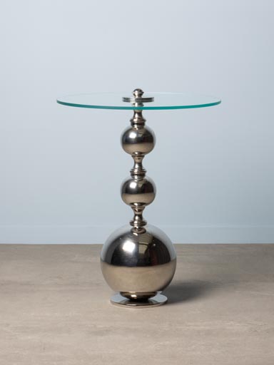 Aluminium base side table Atome
