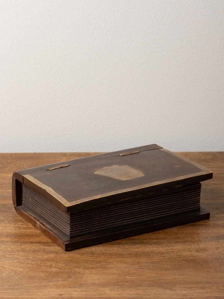 Boîte 3 jeux de cartes As de Pique en bois, Chehoma [14235]