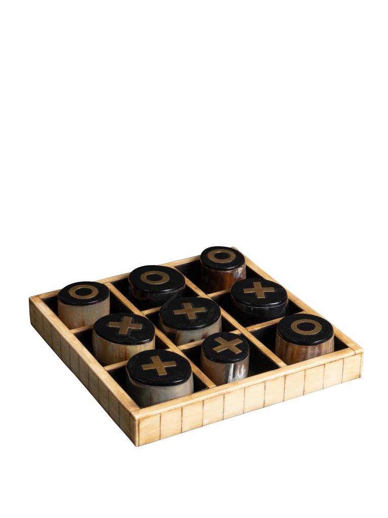 Tic tac toe game brass inserts - 2