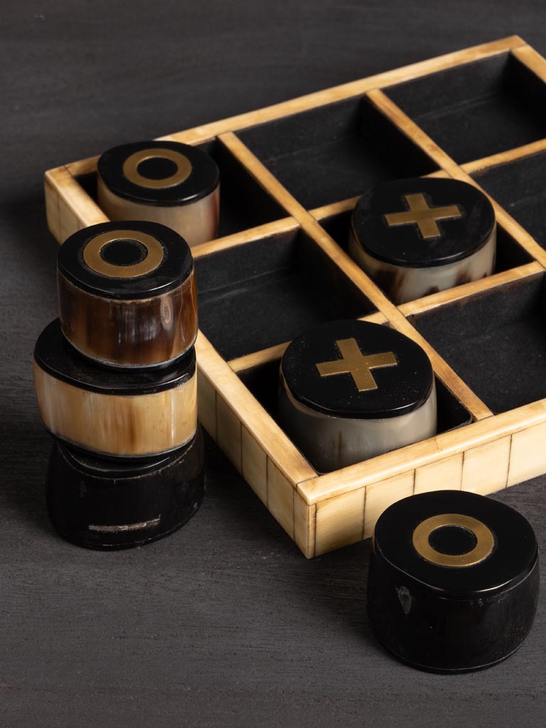 Tic tac toe game brass inserts - 4