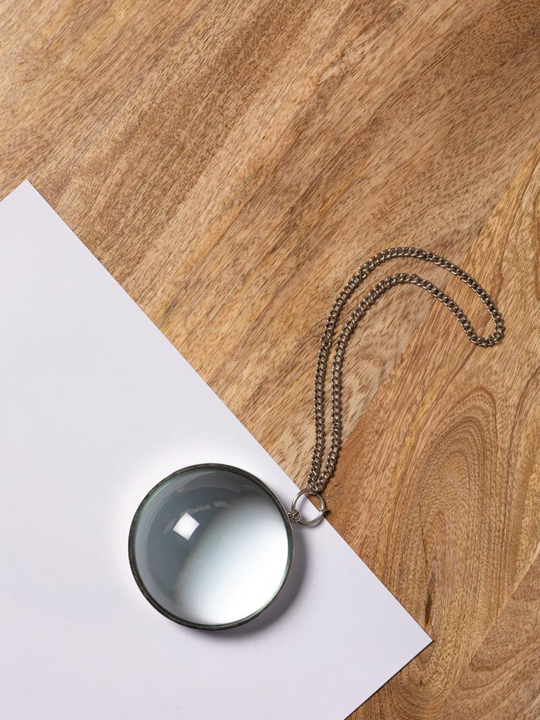 Magnifier with silver chain - 3