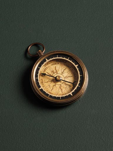 Compass with sun dial