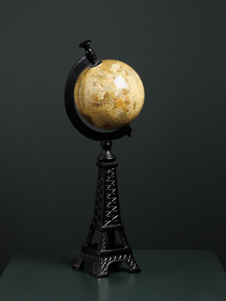 Globe with Eiffel Tower base - 1