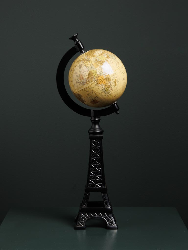 Globe with Eiffel Tower base - 3