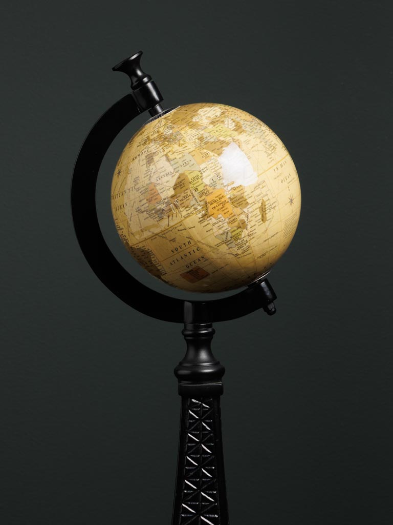 Globe with Eiffel Tower base - 4