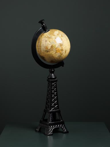 Globe with Eiffel Tower base