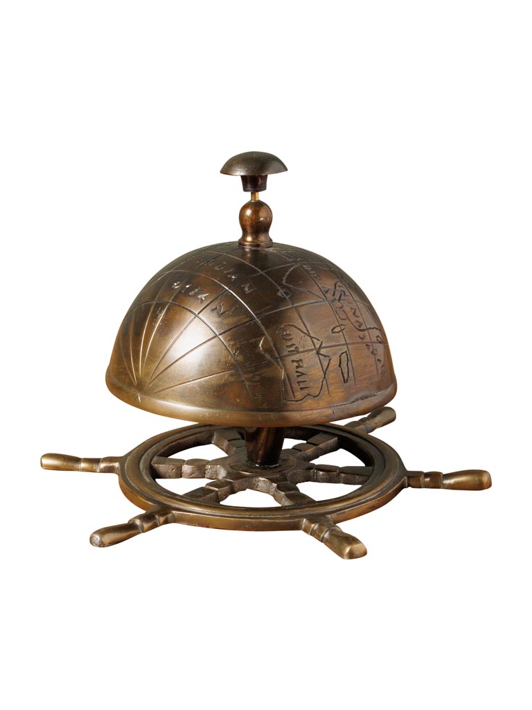 Golden desk bell Captain - 2