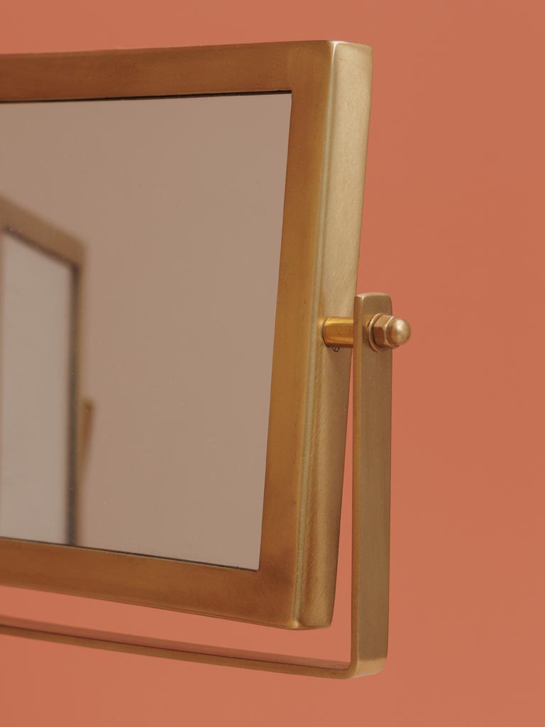 Miroir Vanity sur pied finition laiton - 3