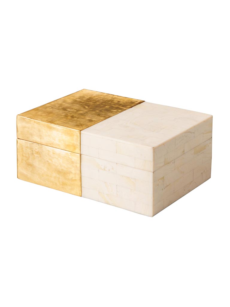 Brass and resin box Fifty Fifty - 2
