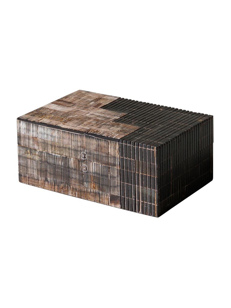 Grey and black horn box Emir - 2