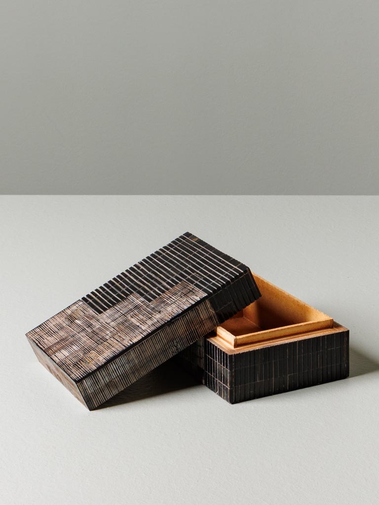 Grey and black horn box Emir - 3