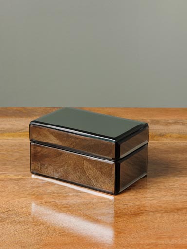 Mirrored box smoked glass