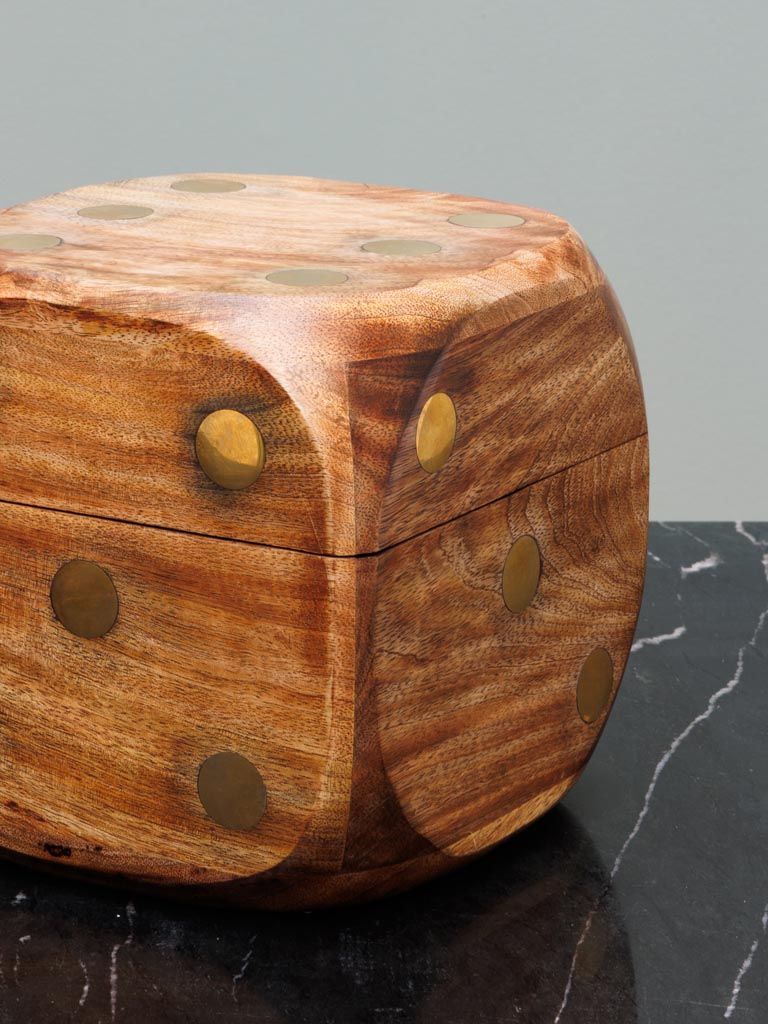 Large dice box with 5 dices - 3
