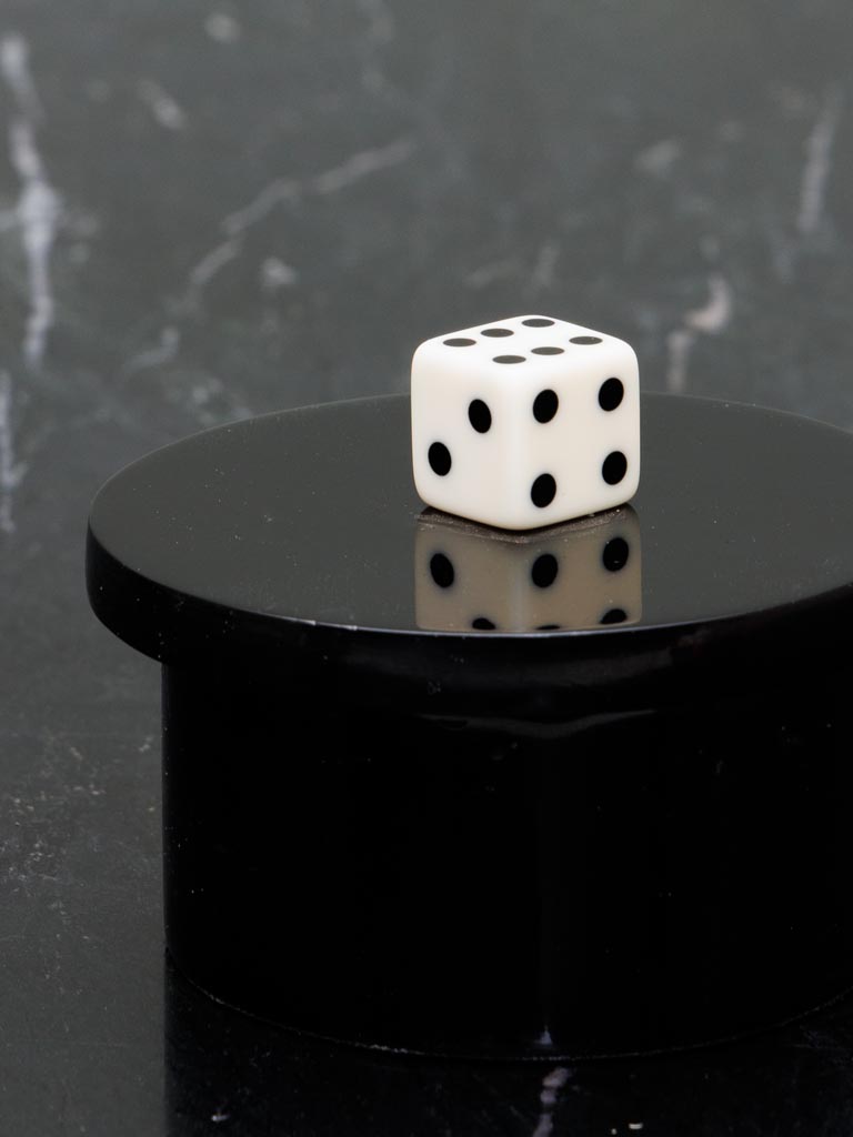 Dice box with dice lid - 4