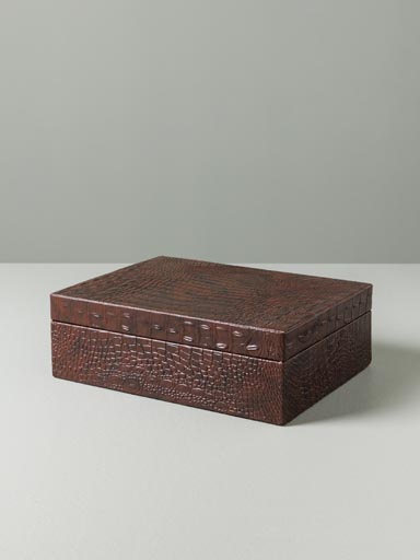 Large leather box Bond