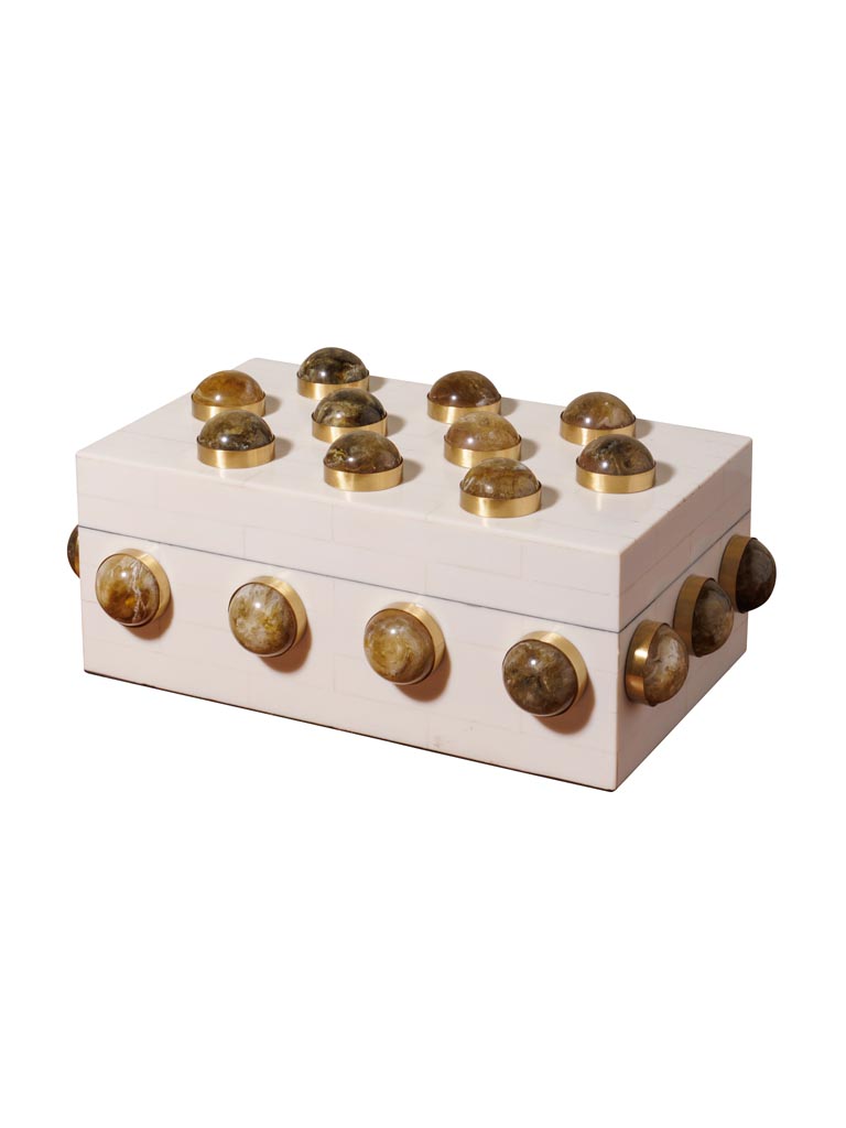Amber cabochon Box - 2