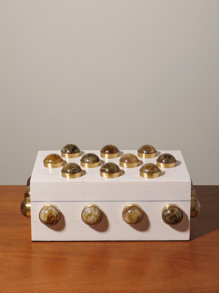 Amber cabochon Box - 3