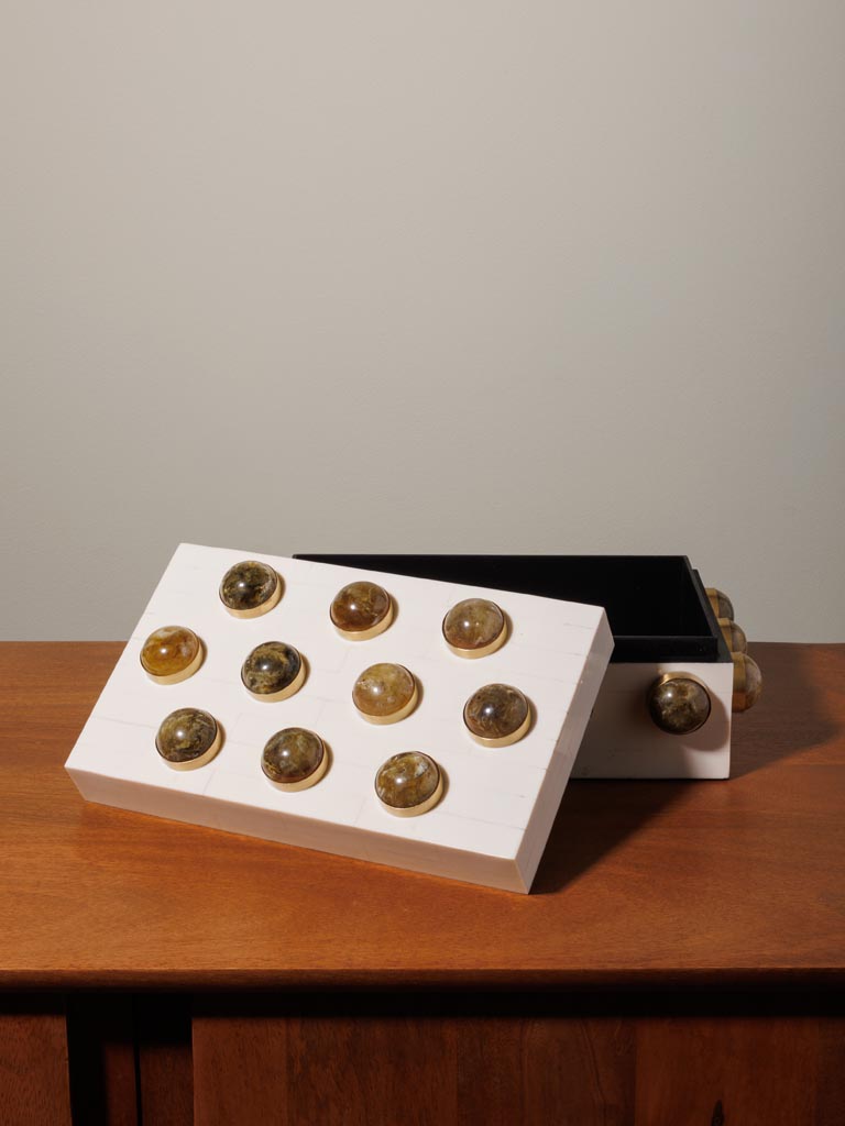 Amber cabochon Box - 5