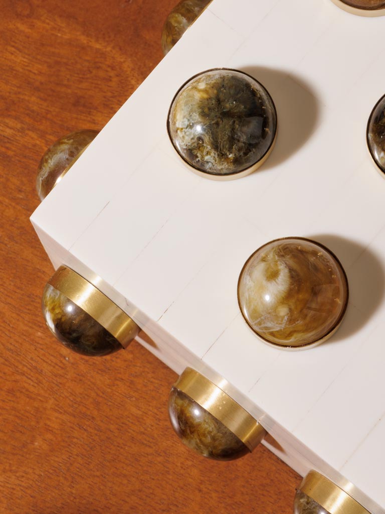 Amber cabochon Box - 4