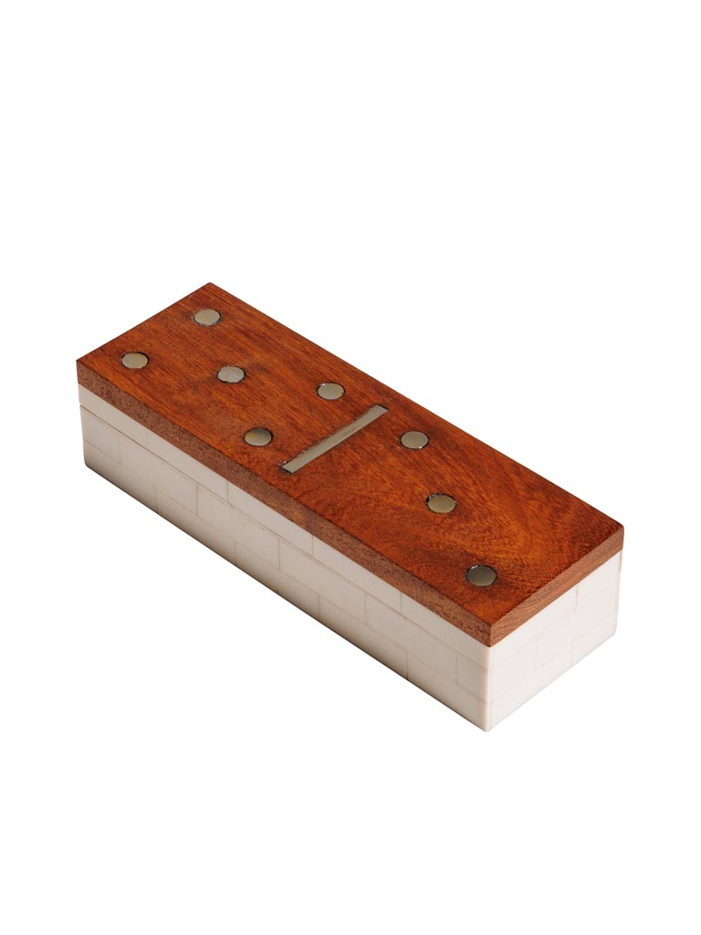 White domino box game - 2