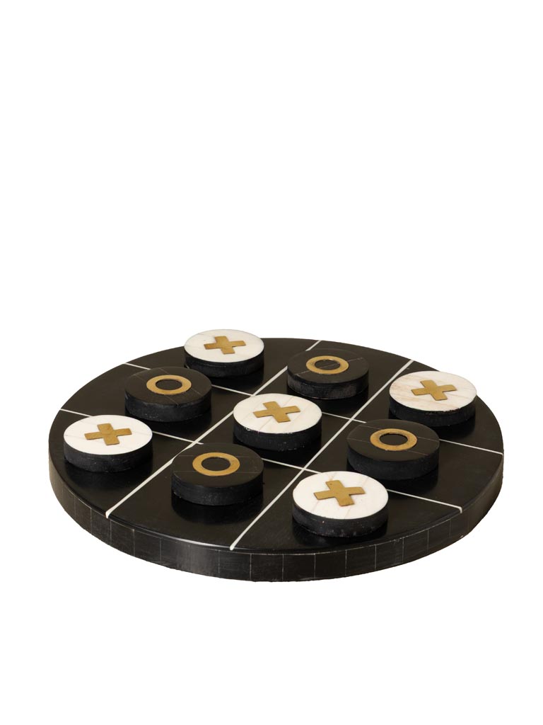 Jeu OXO sur base ronde - 2