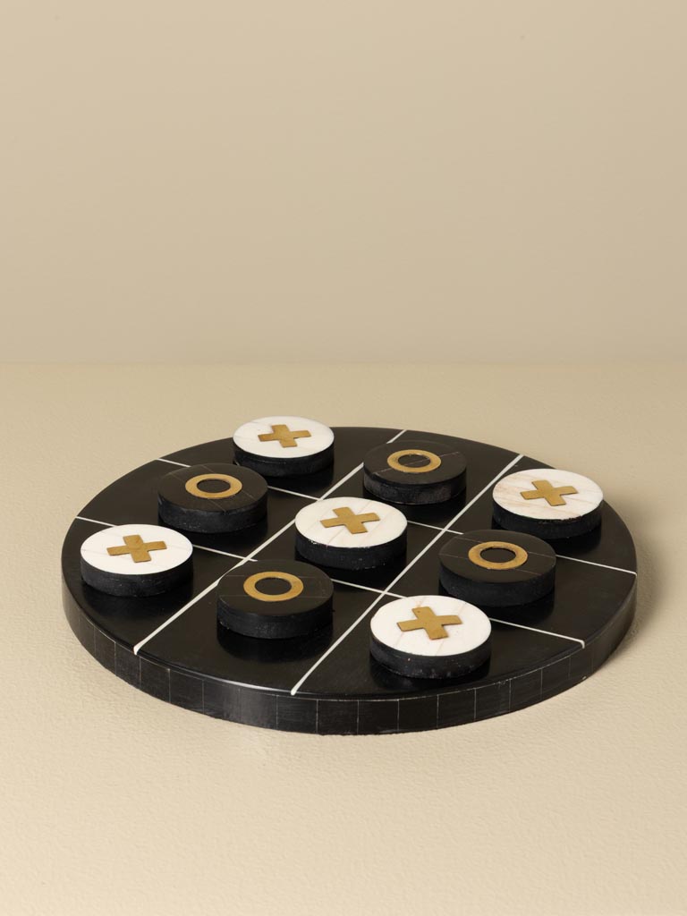 Jeu OXO sur base ronde - 1
