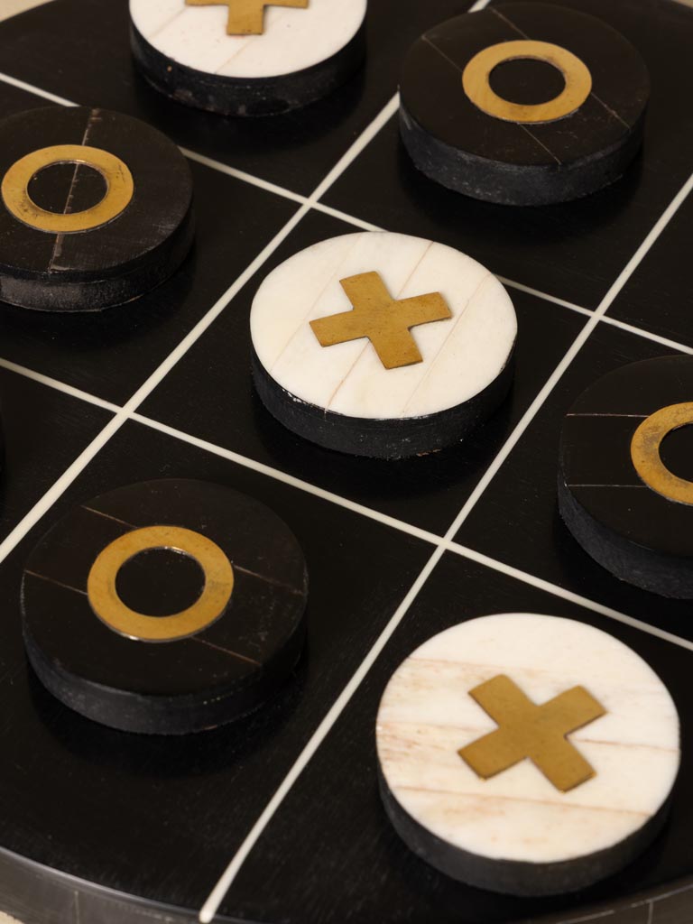 Jeu OXO sur base ronde - 4