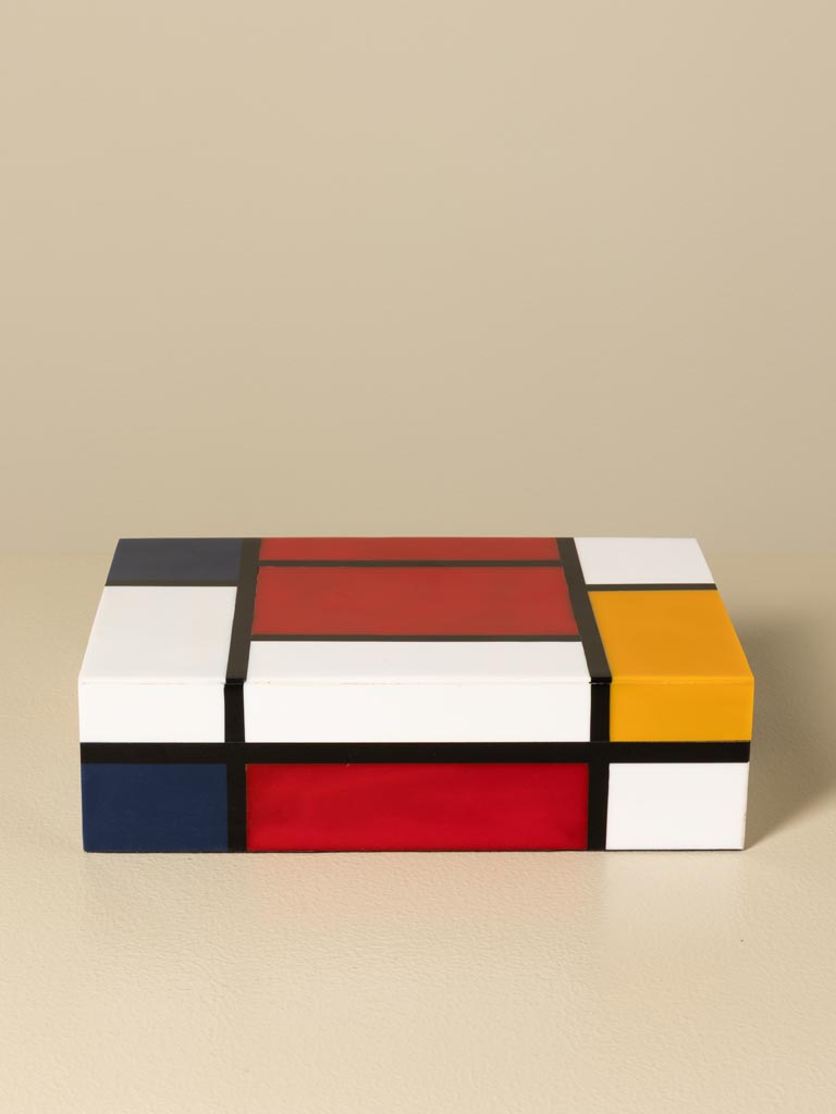 Box with colored rectangles - 5