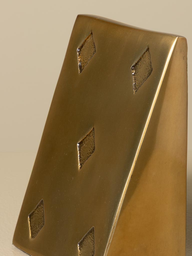 Golden gamecards bookends - 4