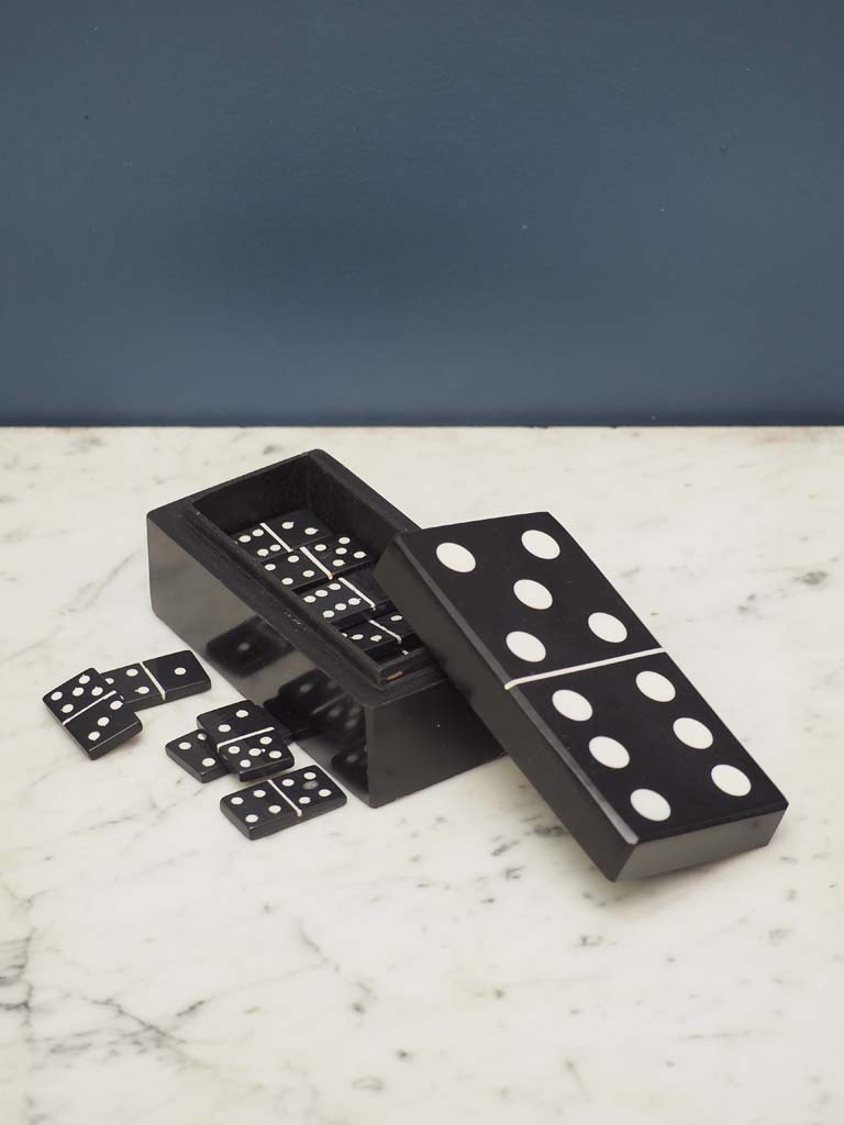 Boîte à dominos noire - 3