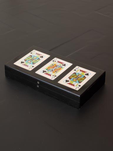 Box for 3 decks of cards (Lampshade included)