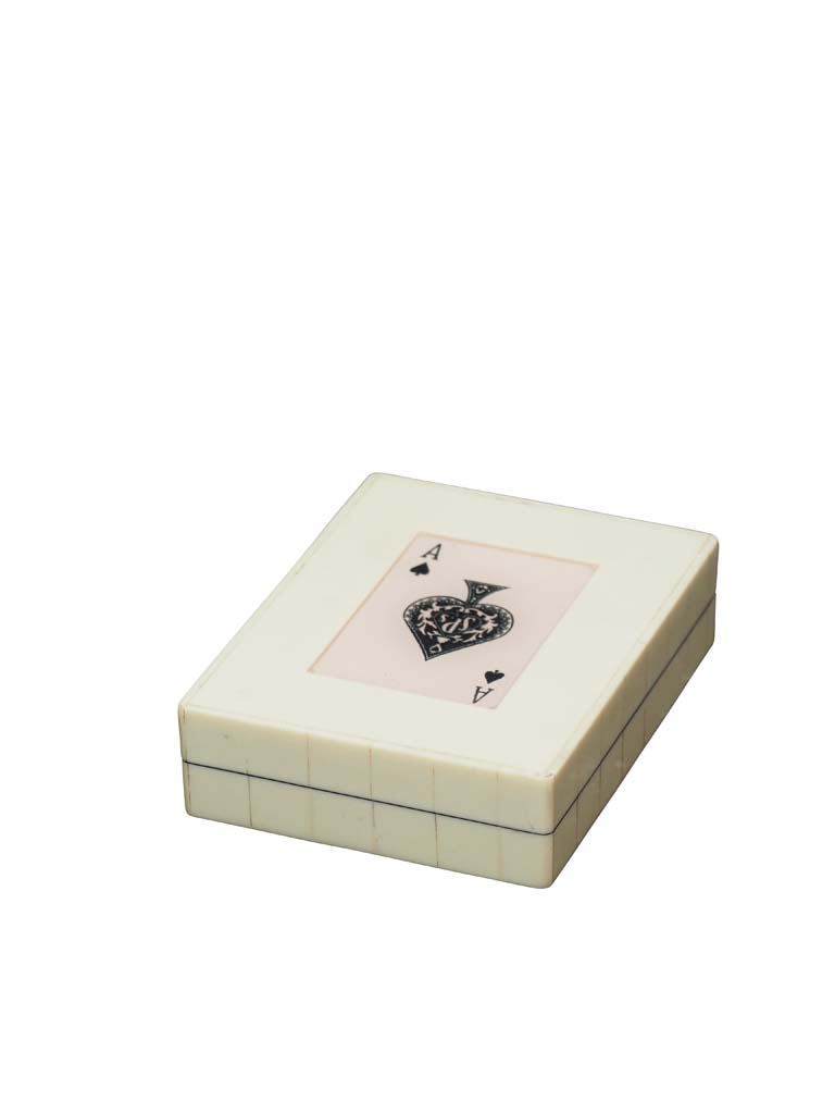White Ace box 2 decks of cards - 2