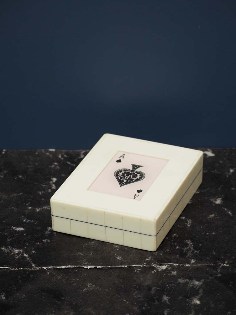 White Ace box 2 decks of cards - 1